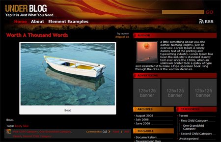 UnderBlog - Premium WordPress Theme
