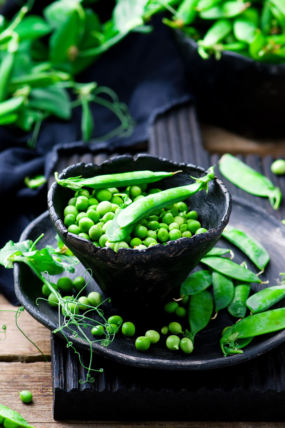Organic green peas